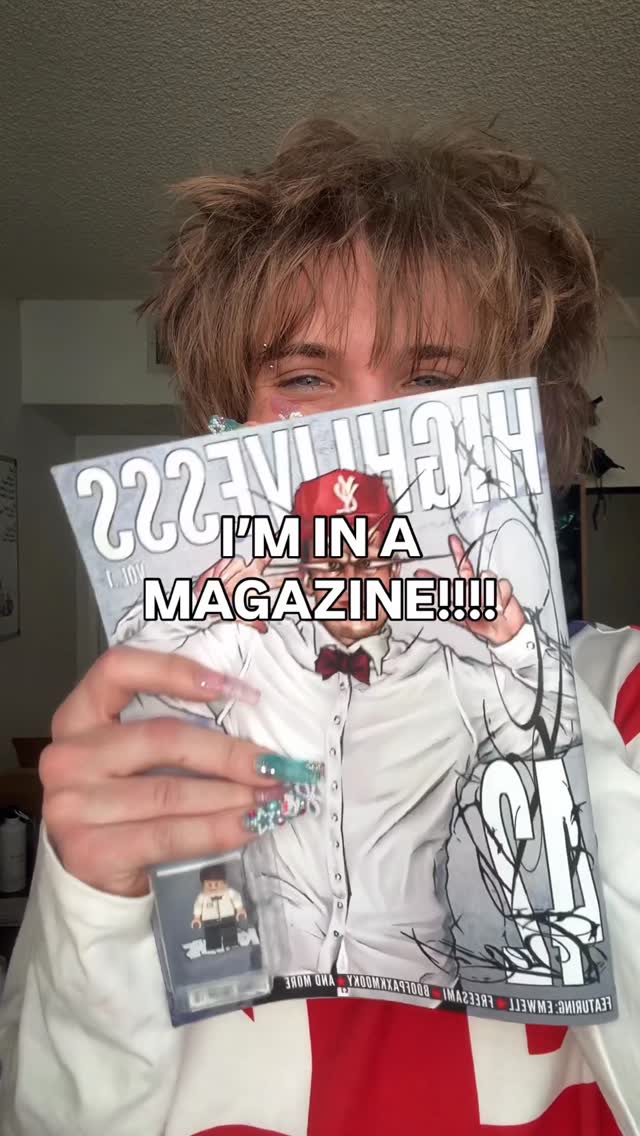 Social post by @freesami__ featuring HIGHLIVESSS Magazine